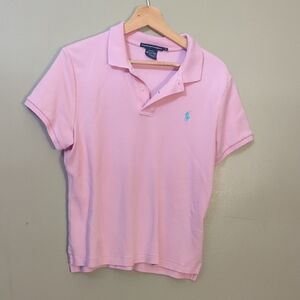 Ralph Lauren Sport Pink Slim Fit Polo
